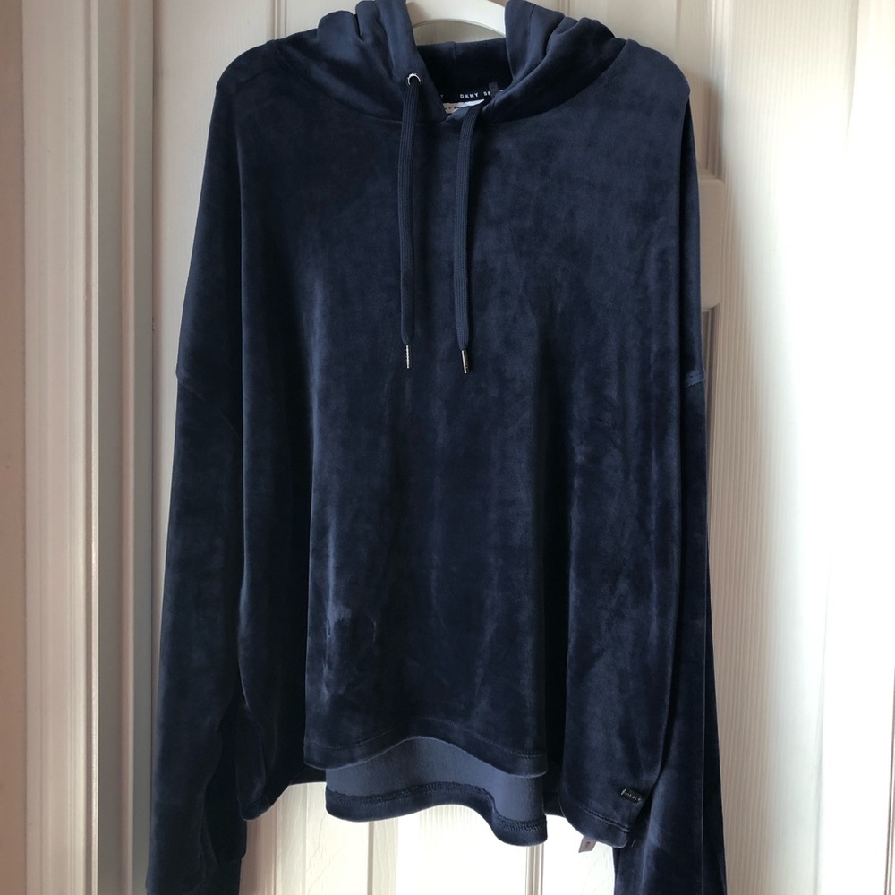DKNY velour hoodie